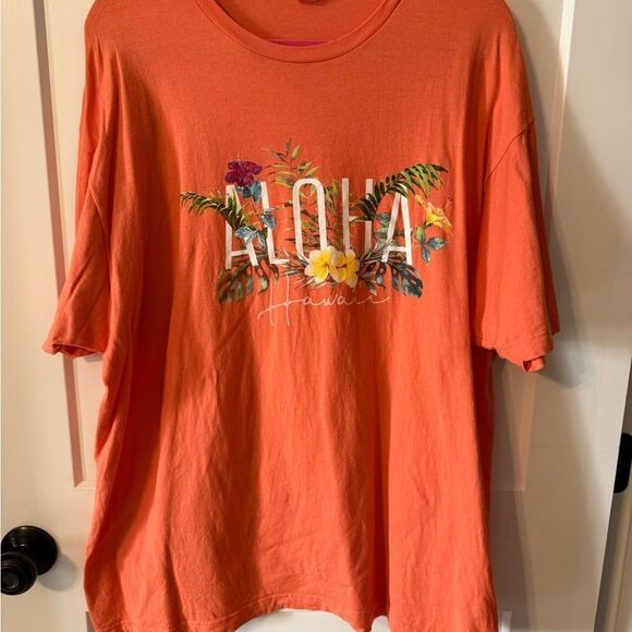 Tultex Orange Graphic T-Shirt XXL - Picture 1 of 4